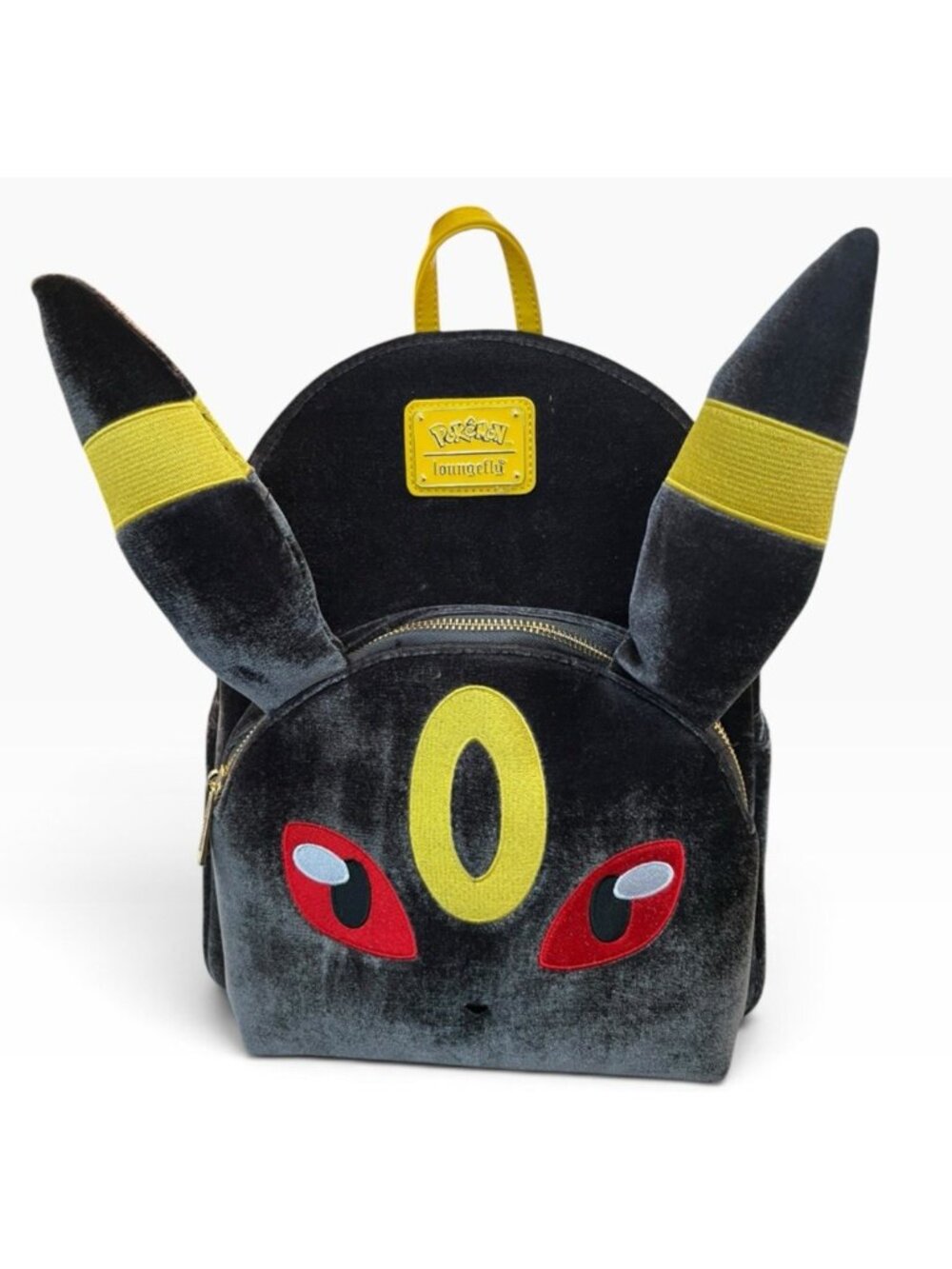 Loungefly Pokemon Umbreon Plush Velvet Cosplay Mid Backpack Stand Up Ears NWT